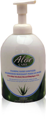 Aloe Care Foam Hand Sanitizer 1L Pump Bottle