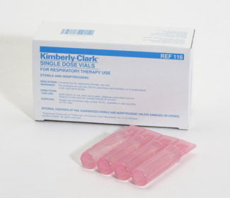 NORMAL SALINE SODIUM CHLORIDE 0.9% 15ML UNIT DOSE STERILE FOR RESPIRATORY THERAPY ONLY