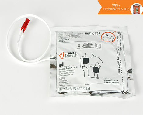 AED Electrode Set, Cardiac Science