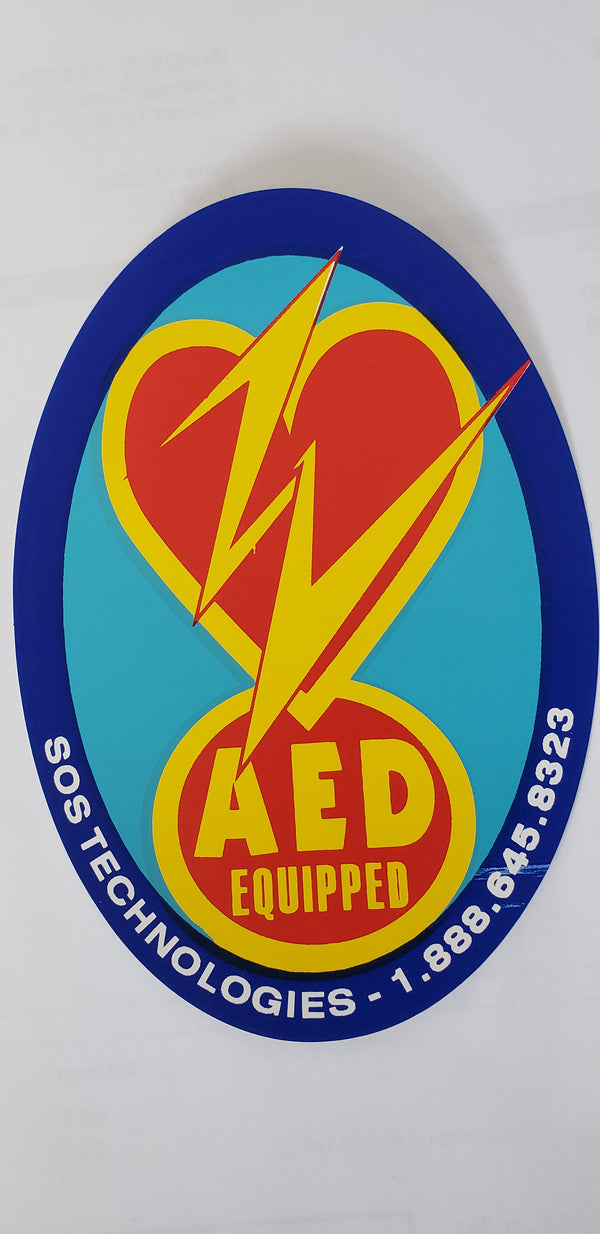 AED-Equipped Decal