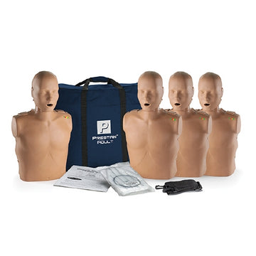 Prestan Adult 4-Pack Manikins, Dark Skin