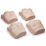 Torso Skin Replacement for Prestan Pro Adult Manikins, 4-pack Dark Skin
