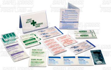 Wallet 1st aid kit in vinyl pouch