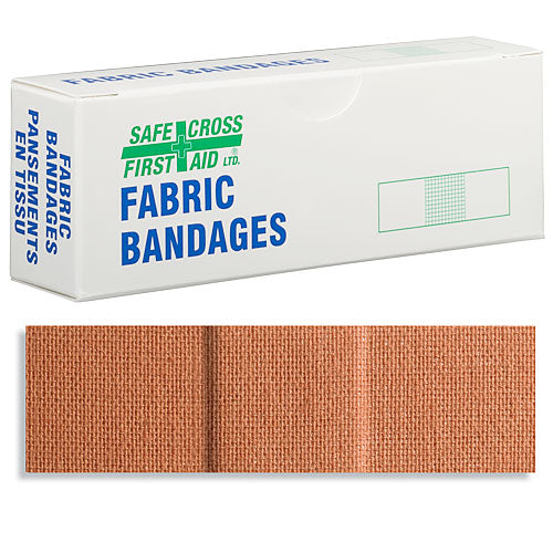 Fabric Bandages, 2.2 x 7.6 cm, 12