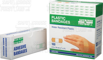 Plastic Bandage 3/4" x 3"  100