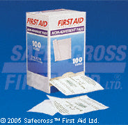 Non-Adherent Absorbant Pads 2"x3" (100)