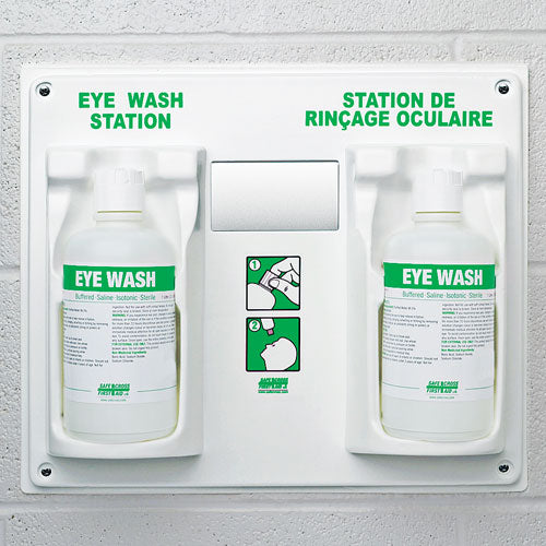 Eye Wash Station, w/2 x 1 L Eye Wash