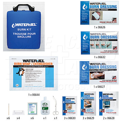 Water-Jel, Emergency Burn Kit, VI