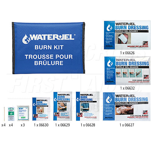 Water-Jel, Emergency Burn Kit, IV