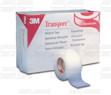 Transpore Surgical Tape 1" x 10 yds.   12