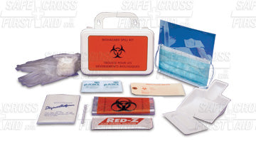 BIOHAZARD CLEAN-UP SPILL KIT, DELUXE, 10 UNIT