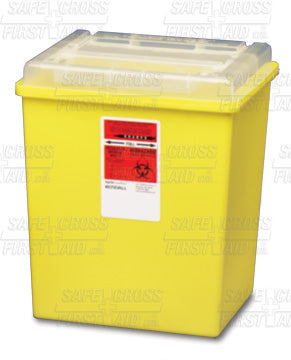 SHARPS/BIOHAZARD COLLECTOR, 7.56 L
