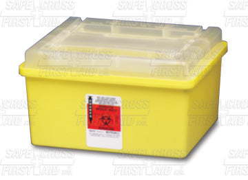 SHARPS/BIOHAZARD COLLECTOR, 3.78 L