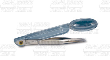 Splinter Forceps with Magnifier