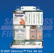 Manitoba 25 workers 1st Aid Kit, Metal