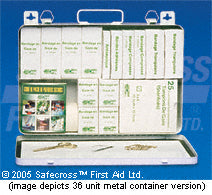 Quebec Sec. 4 #2 Metal 1st Aid Kit
