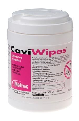 Caviwipes Disinfecting Towelettes 160