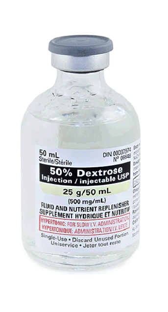 Dextrose 50% (50/box)