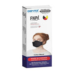 DentX N95 Masks, Black. 10/box Canadian made
