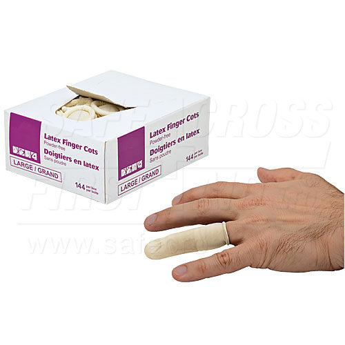 Latex Finger Cots, Small 288