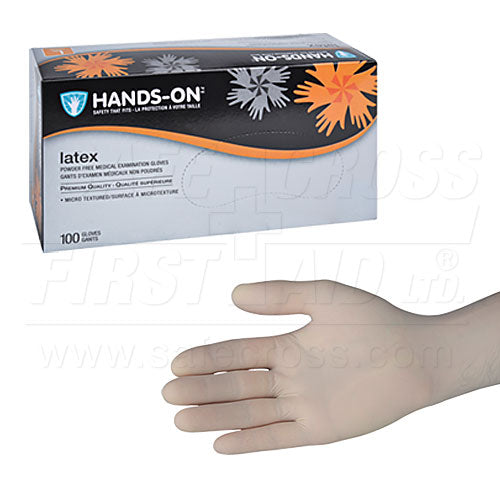 Latex Gloves L, Powder-Free