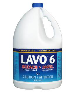 LAVO PRO 6 BLEACH 6% 5L, 3/case