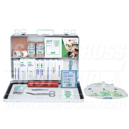 Manitoba 25 Worker 36 unit 1st Aid Kit Metal