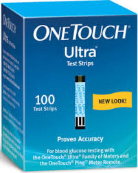 OneTouch Ultra Blood Glucose Strips 100