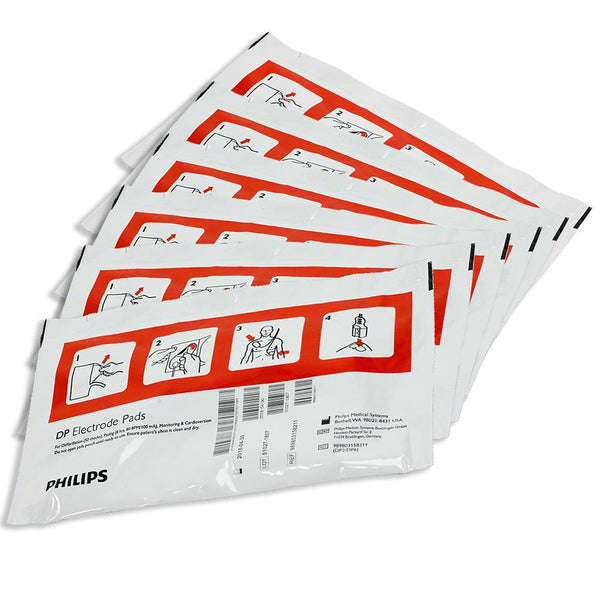 Philips AED Pads, 6-Pack