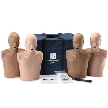 Prestan® Professional Child Manikins w/CPR Feedback, 4-Pack