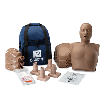 Prestan® Ultralite® Manikin Dark Skin 4-Pack