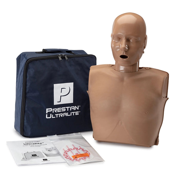 Prestan® Ultralite® Manikin Dark Skin with CPR Feedback Single